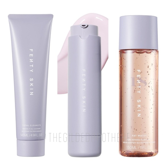 Fenty Beauty Other - Fenty Beauty Skincare Set in Soft Lavender and Pink